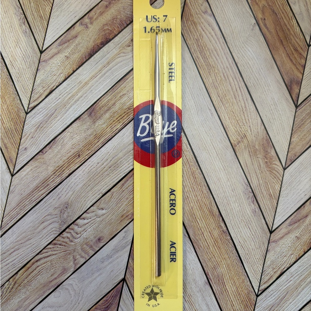Vintage Wrights Boye Steel Crochet Hook US 7 1.65mm